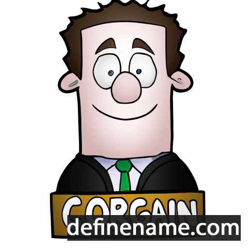 cartoon of the name Corrigan