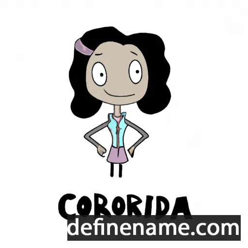 cartoon of the name Corrinda