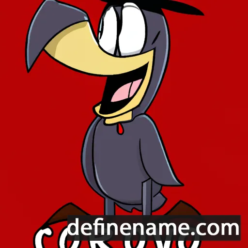 cartoon of the name Corvo