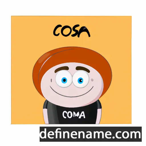 cartoon of the name Cosma