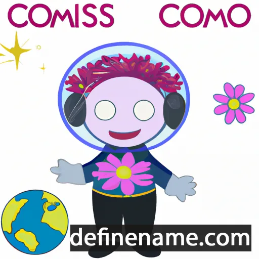 cartoon of the name Cosmos