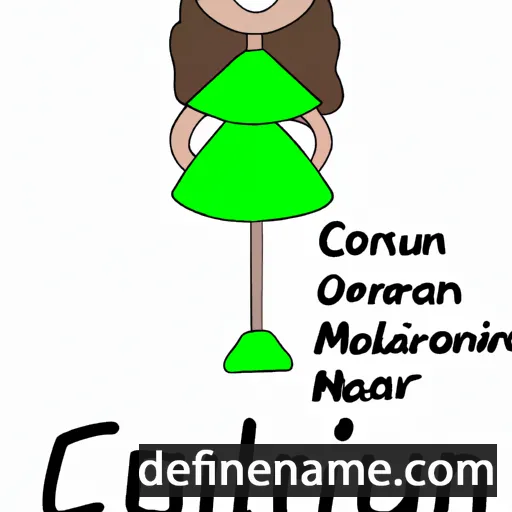 cartoon of the name Courtlin