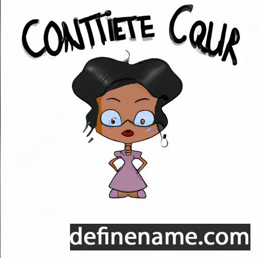 Courtnie cartoon