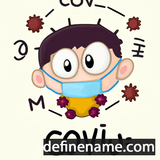 cartoon of the name Covi