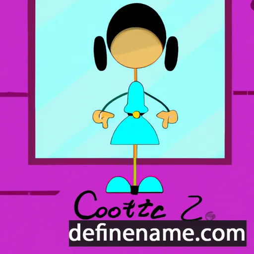 cartoon of the name Cozette