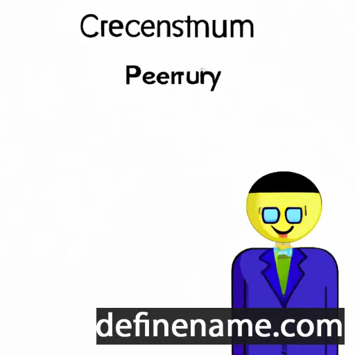 cartoon of the name Crescentian