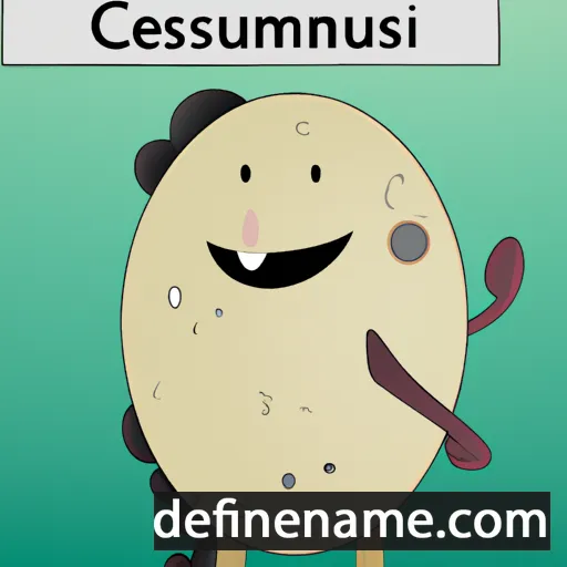 cartoon of the name Crescentinus