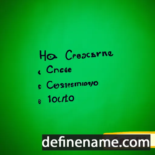 cartoon of the name Crescenzia