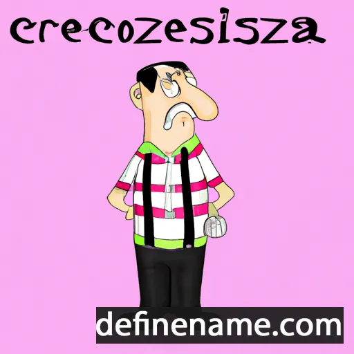 cartoon of the name Crescenziano