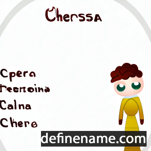 cartoon of the name Cresenciana