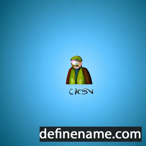 cartoon of the name Creslin