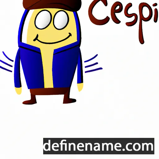 cartoon of the name Crespin