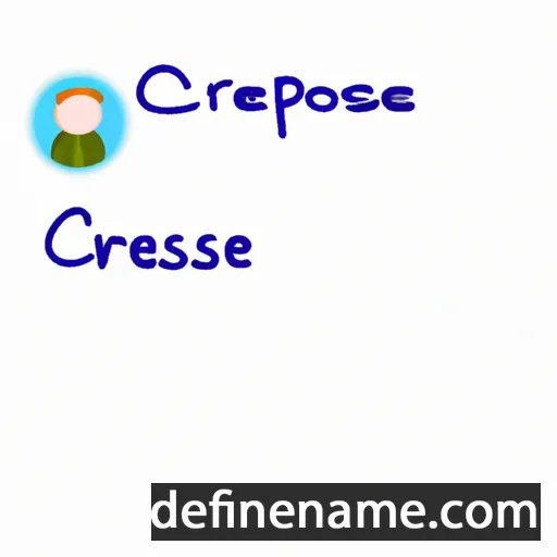 cartoon of the name Cressie