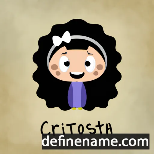 cartoon of the name Crestiana