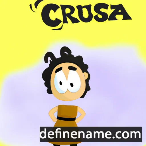 cartoon of the name Creúsa