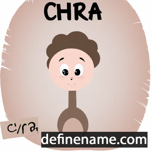 cartoon of the name Cria