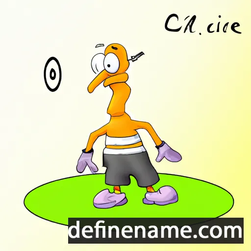 cartoon of the name Cricel