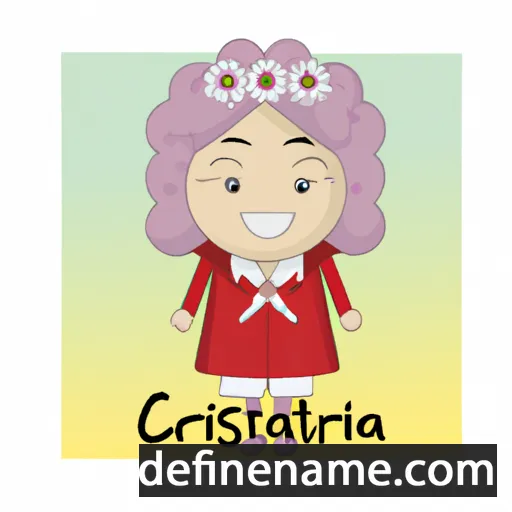 cartoon of the name Crisanta