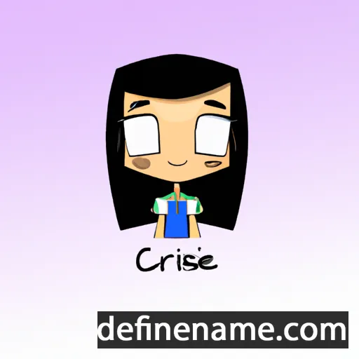 cartoon of the name Crislane