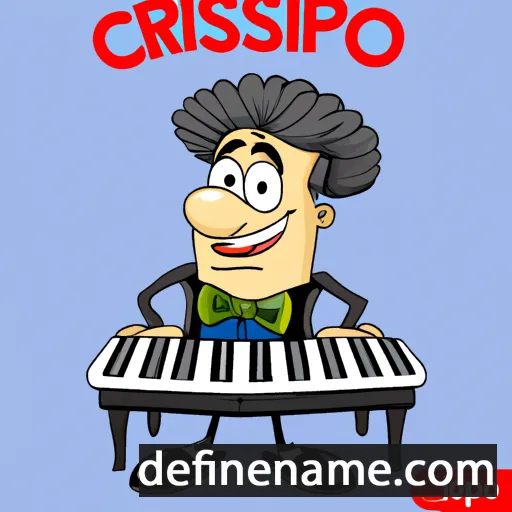 Crispiano cartoon