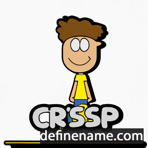 cartoon of the name Crispijn