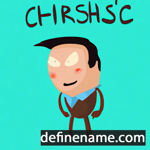 cartoon of the name Cristache