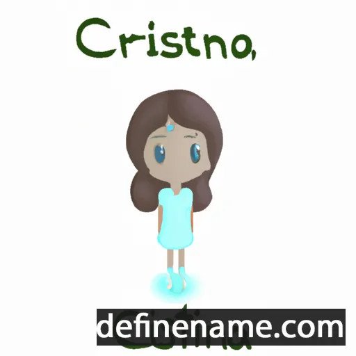 Cristalina cartoon