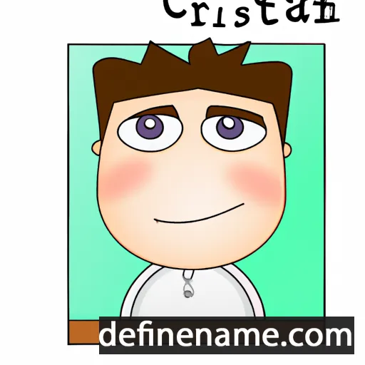 cartoon of the name Cristan