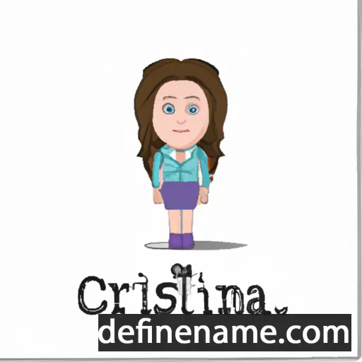 Cristieana cartoon