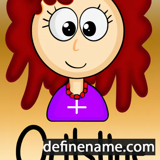 Cristiene cartoon