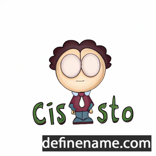 cartoon of the name Cristòli