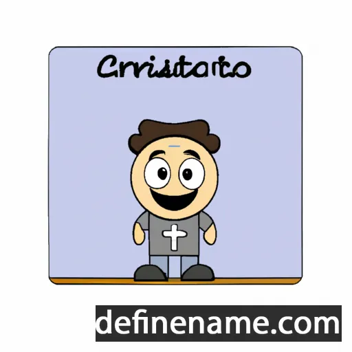 cartoon of the name Cristofano