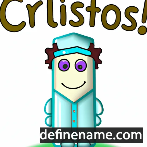 cartoon of the name Cristolu