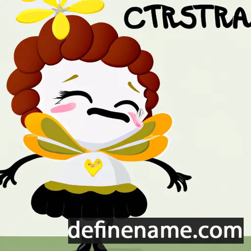 cartoon of the name Crizantema