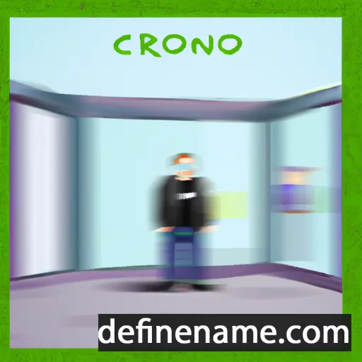 cartoon of the name Crono