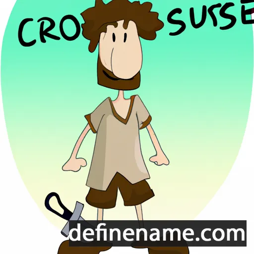 cartoon of the name Crusoe