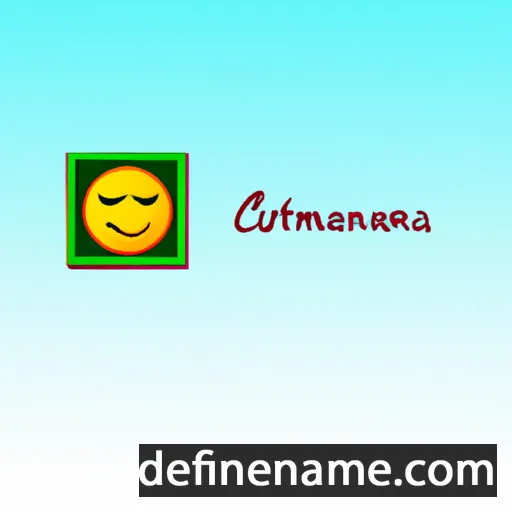 cartoon of the name Cruzamanthe