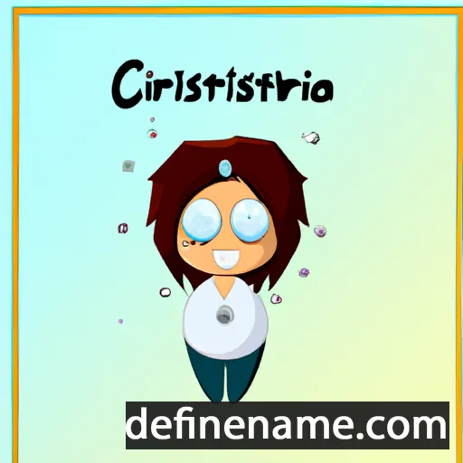 Crystiana cartoon