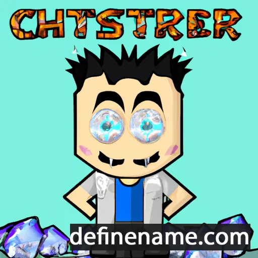 Crystofer cartoon