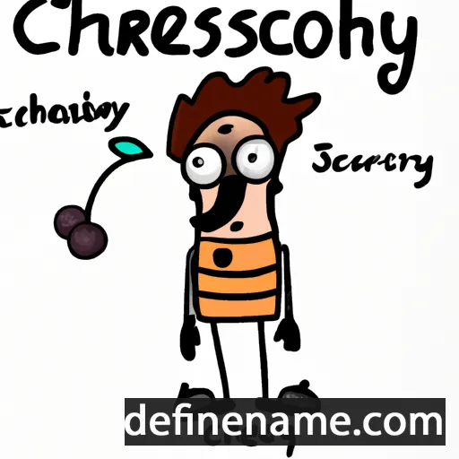 cartoon of the name Cseresznye