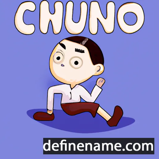 cartoon of the name Cường