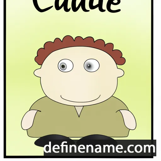 cartoon of the name Cuddie