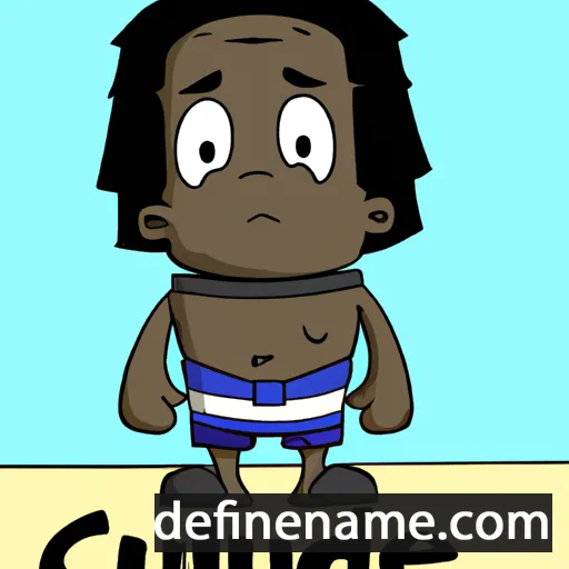 cartoon of the name Cudjoe