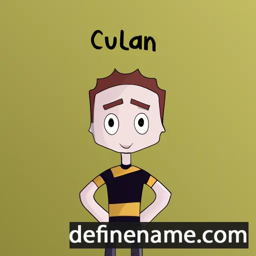 cartoon of the name Cullan