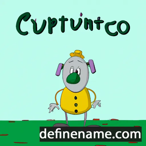 cartoon of the name Cuniperto