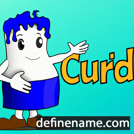 cartoon of the name Curd