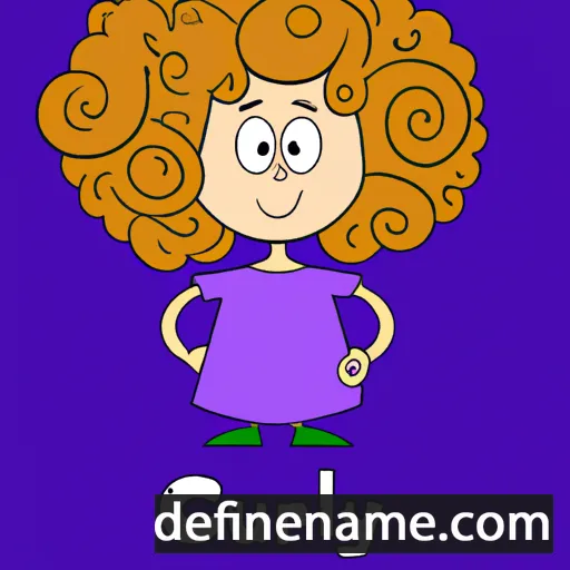 cartoon of the name Curly