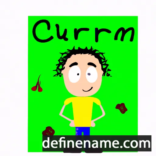 cartoon of the name Curren