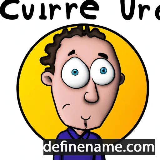 cartoon of the name Currie