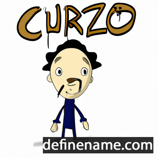 cartoon of the name Curzio